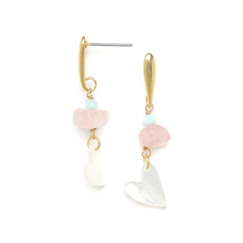 Boucles D Oreilles Franck Herval Joanna Coeur Nacre